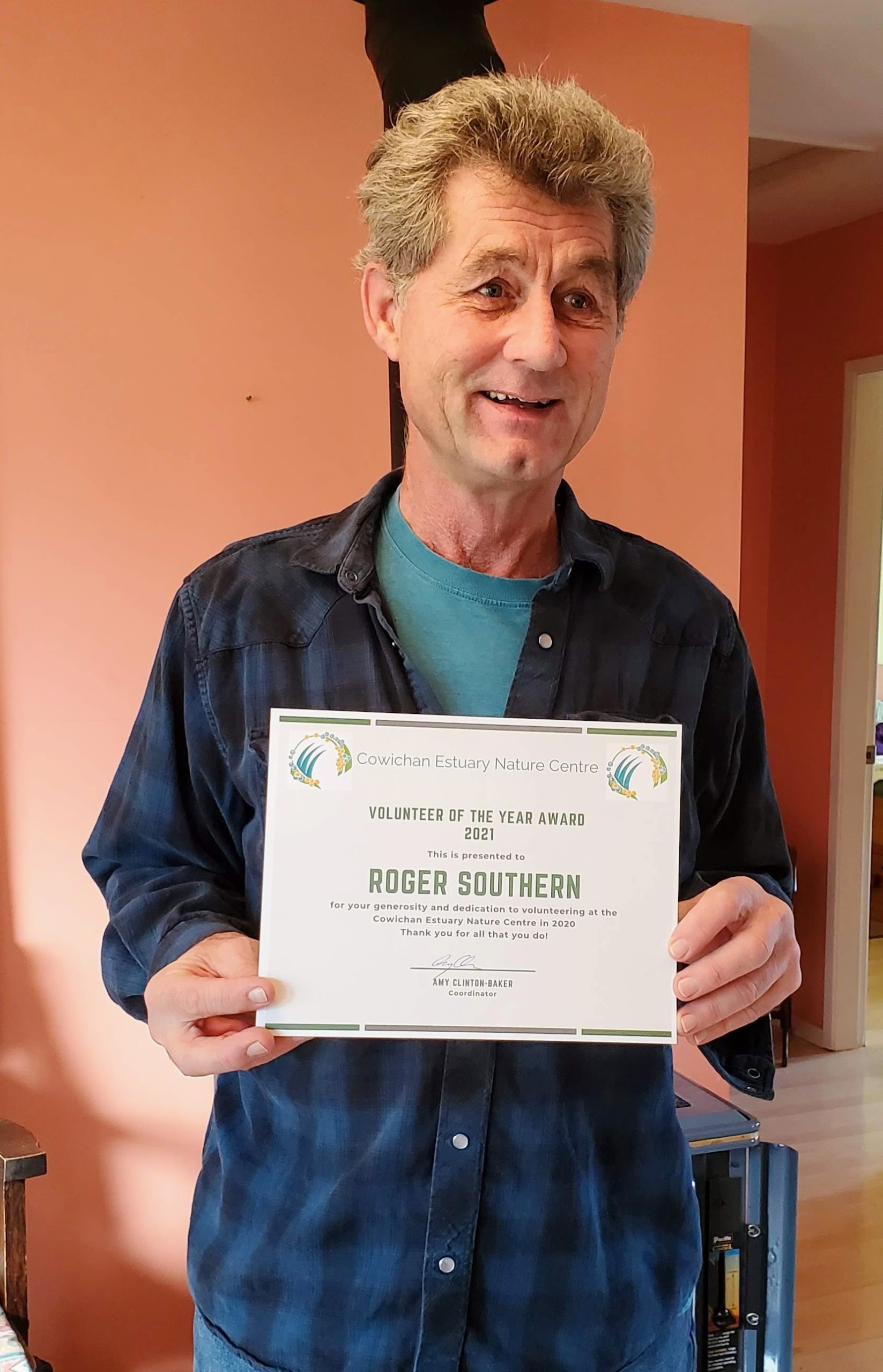 Volunteer Of The Year 2021 Cowichan Estuary Nature Centre