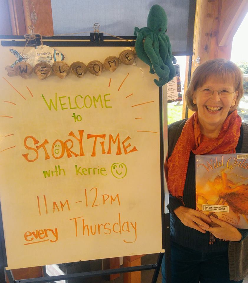 “Story Time” with Kerrie – stories, games & songs for young children – 11am every Thursday in November